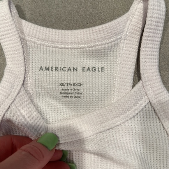 American Eagle White Tank Top - Picture 2 of 5